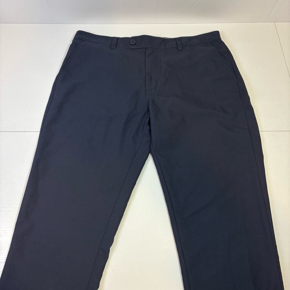 ZYIA Active Navy Button Front Dress Pants Slim Fit Size Medium P0312